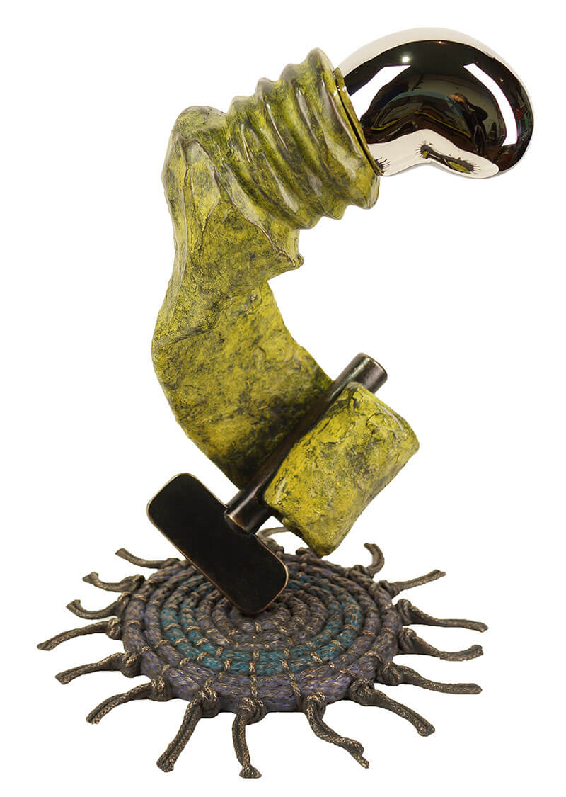 BabySqueeze Bronze Sculpture