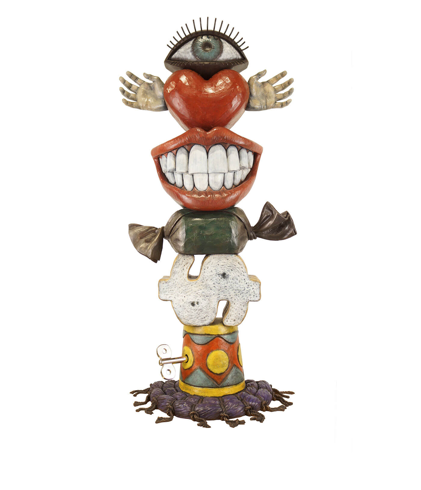 HAPPY TOTEM Bronze Sculpture