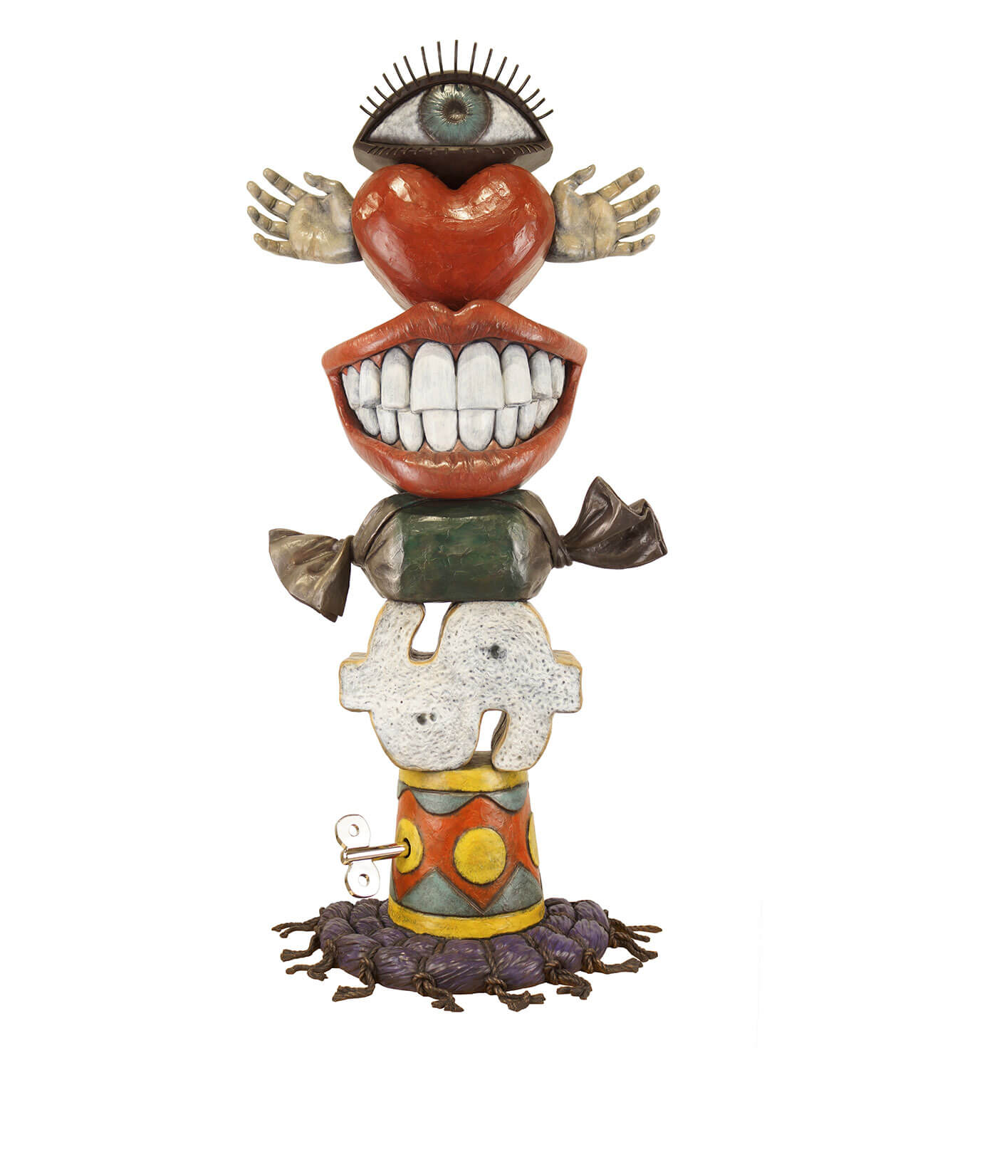 HAPPY TOTEM Bronze Sculpture