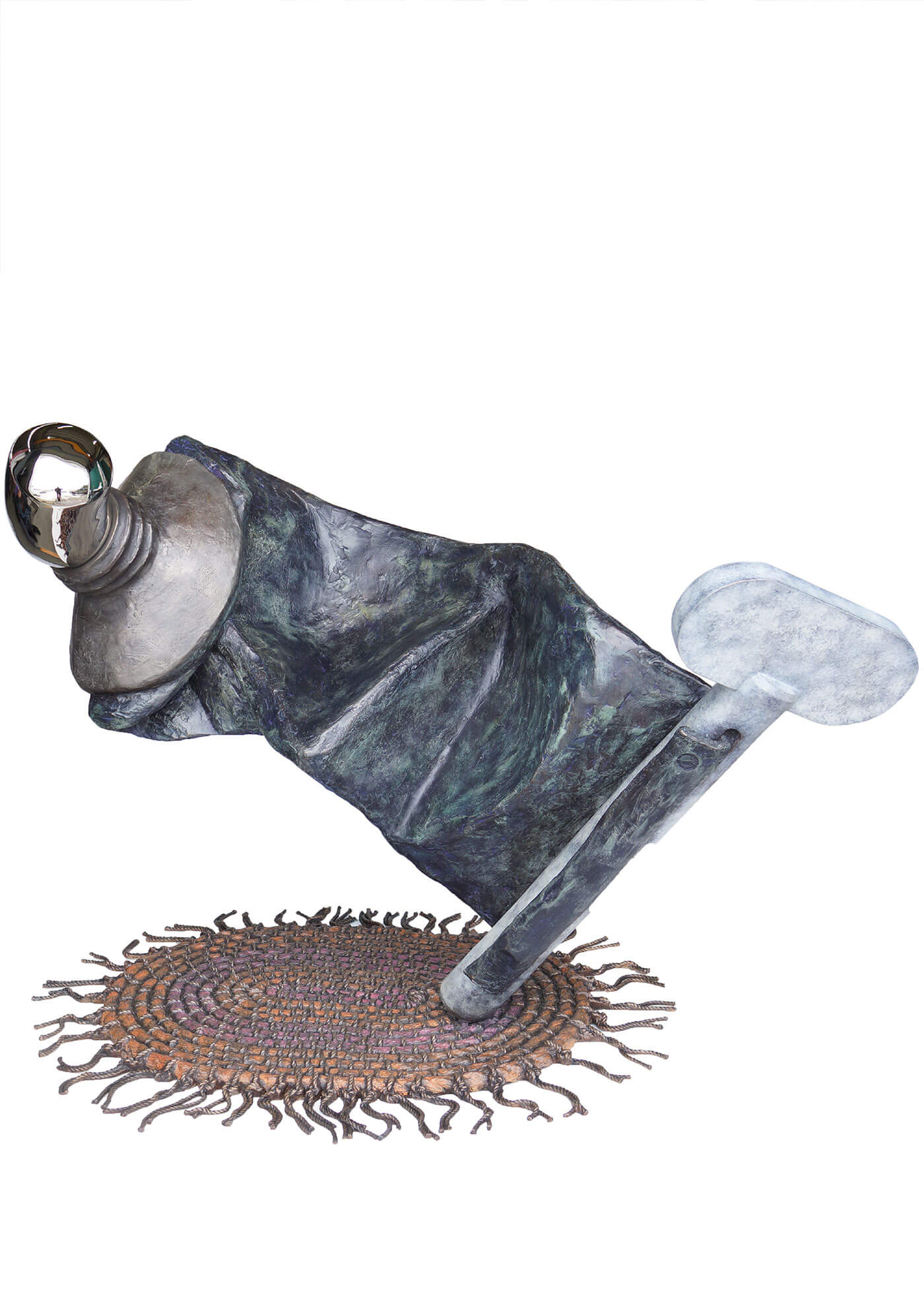 SQUEEZED OUT Bronze Sculpture